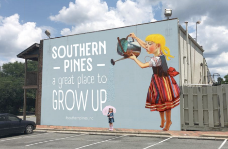 Southern Pines mural proposal
